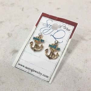 NWT Anchor Earrings